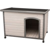 Trixie Natura Classic hundkoja med platt tak (too large to be shipped) Storlek L: B 116 x T 79 x H 82 cm, grå