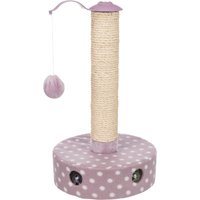 Tronc à griffer Trixie Junior Fleece lilas / blanc