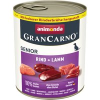 6x800g Original Senior bœuf, agneau Animonda GranCarno - Pâtée pour chien