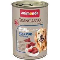 animonda GranCarno Adult Single Protein Supreme 24 x 400 g - Häst Pur