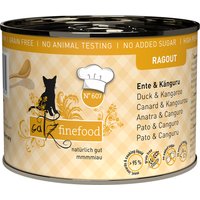 catz finefood Ragoût 6 x 180 g / 190 g pour chat - No.607 kangourou, canard (6 x 190 g)