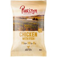 Offre d'essai : croquettes Purizon sans céréales pour chat - Adult poulet, poisson (150 g)