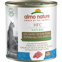 20x280g thon de l'Atlantique HFC Natural Almo Nature nourriture humide pour chat + 4 boîtes offertes !