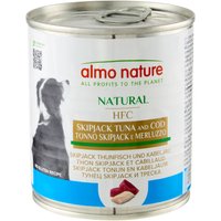 Ekonomipack: Almo Nature HFC 24 x 280 g / 290 g - Skipjack tonfisk och torsk (290 g)