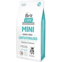 Brit Care Mini Grain Free Light & Sterilized - dog dry food - Economy Pack: 2 x 7kg