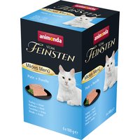 36x100g Menus légers Adult dinde, truite Animonda Vom Feinsten - Pâtée pour chat