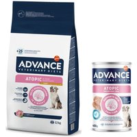 10 kg / 12 kg Advance Veterinary Diets + 400 g alimento umido gratis! - 12 kg Atopic con Coniglio + 400g Atopic Medium/Maxi