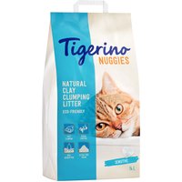 Tigerino Nuggies Cat Litter – Sensitive (Unscented) - Economy Pack: 2 x 14l