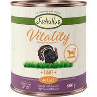 Lukullus Vitality Light: Kalkon (spannmålsfritt) - 6 x 800 g