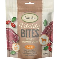 Lukullus Vitality Bites Cinghiale Snack senza cereali per cane - 200 g