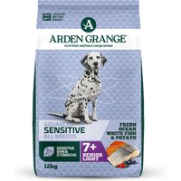 Arden Grange Sensitive 7+ Senior/Light with Fresh Ocean White Fish & Potato - Economy Pack: 2 x 12kg