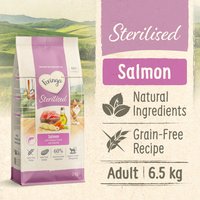 13kg (2x6.5kg) Feringa Adult Sterilised saumon croquettes pour chat