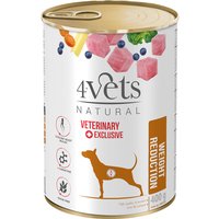 6x400g Natural Weight Reduction 4Vets nourriture humide pour chien