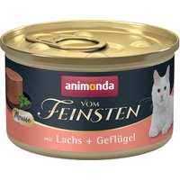 animonda Vom Feinsten Adult 12 x 85 g - Lax & fjäderfä