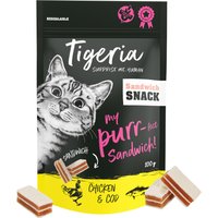 Tigeria Sandwich Friandises poulet, cabillaud 100 g pour chat - poulet, cabillaud 100 g