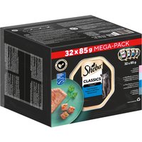 Multipack Sheba Varieties portionsform 64 x 85 g - Classics i paté