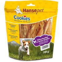 200g, filet de poulet en lamelles Friandises Cookies Delikatess, pour chien