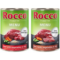 Ekonomipack: Rocco Menu 24 x 400 g - Blandpack, 2 sorter