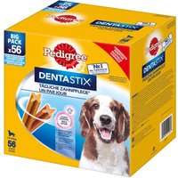 Lot 168 x Pedigree DentaStix Oral Care / Fresh pour chien - Dentastix x 112 + Dentastix Fresh x 56 - pour grand chien (>25 kg)