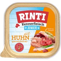 Ekonomipack: RINTI Junior Kennerfleisch 18 x 300 g - Kyckling