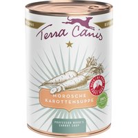 Lot économique : 12 x 400 g Terra Canis Soupe de carottes selon Moro – nourriture humide pour chien