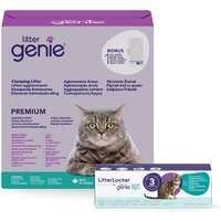 Litter Genie kattströ Premium Sensitive - 11 kg + EasyRoll påfyllningskassett