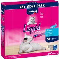 Vitakraft Liquid Snack med lax - 48 x 15 g