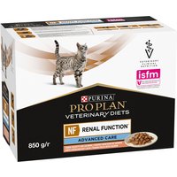 PURINA PRO PLAN Veterinary Diets NF Renal Function Advance Care saumon pour chat - 10 x 85 g