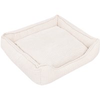 Panier Modern Living Helena pour chien - L 65 x l 60 x H 18 cm, beige