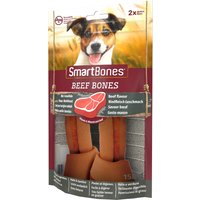 SmartBones Os à mâcher au bœuf pour chien de race moyenne - 2 os à mâcher