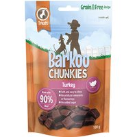 Barkoo Chunkies Meat Cubes 100 g pour chien - poulet (3 x 100 g)