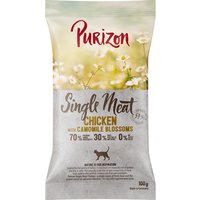 Offre d'essai : Croquettes, boîtes et friandises Purizon pour chat - Croquettes Single Meat Adult poulet, fleurs de camomille (100 g)