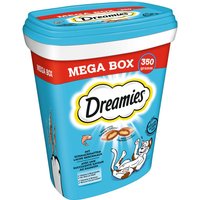 Dreamies Megatub 350 g  - Ekonomipack: Lax 2 x 350 g