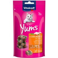 Vitakraft Cat Yums pour chat - poulet et herbe à chat (40 g)