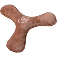 Nomad Tales Blush plysch-boomerang - rot: L 30 x B 30 x H 5 cm