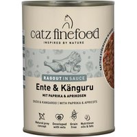 catz finefood Ragout 6 x 380 g - No.607 Anka & känguru