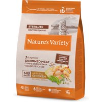 Nature's Variety No Grain Sterilised poulet élevé en plein air pour chat - 3 kg