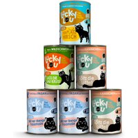 Lucky Lou Adult prova-på-mix 6 x 400 g - Vilt Mix (4 sorter)