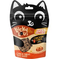 80g de friandises pour chat Lucky Lou Lucky Ones Cubes au poulet