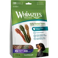 2x Whimzees Wellness Brosse à dents taille XS pour chiens (96 pièces) – Friandises pour chien