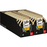 Lot Sheba 22 x 85 g pour chat - Sauce collection - bouchées de dinde