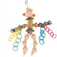 TIAKI fågelleksak Robot Man - ca L 33 x B 28 cm