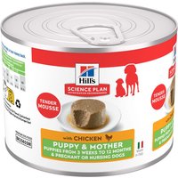 Hill's Science Plan Puppy & Mother Tender Mousse - Ekonomipack: Kyckling 24 x 200 g