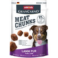 animonda Gran Carno Meat Chunks Medium / Maxi Snack per cani - 80 g Agnello puro