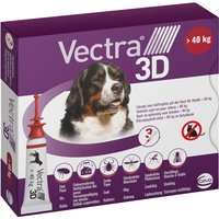 Vectra 3D Solution spot-on pour les chiens de plus de 40 kg - 6 pipettes de 8 ml