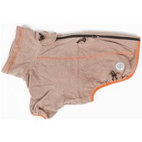 Manteau en polaire Nomad Tales Blush Toffee pour chien - longueur du dos : environ 60 cm
