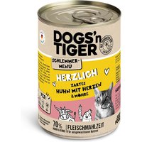 Dogs'n Tiger gourmetmeny 6 x 400 g - Kyckling med hjärta