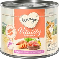 Feringa Vitality Hairball Care pour chat - 6 x 200 g