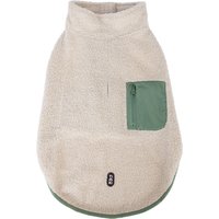 Vestes assorties "Chien et maître" en sherpa TIAKI - manteau pour chien : longueur du dos 50 cm