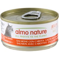 Lot Almo Nature 24 x 70 g pour chat - HFC saumon, carottes (en gelée)